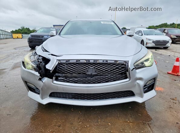 JN1EV7AP3HM733890 2017 INFINITI Q50 Silver Widok z przodu