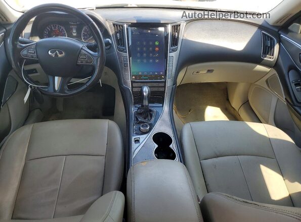 JN1EV7AP3HM739110 2017 INFINITI Q50 Silver წინა პანელის ხედი