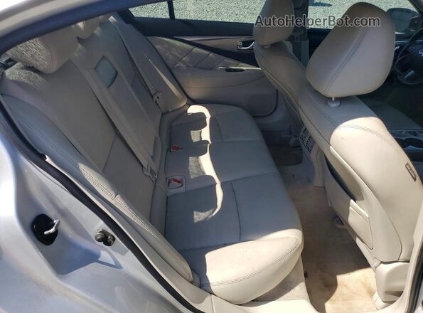 JN1EV7AP3HM739110 2017 INFINITI Q50 Silver უკანა სავარძლების ხედი