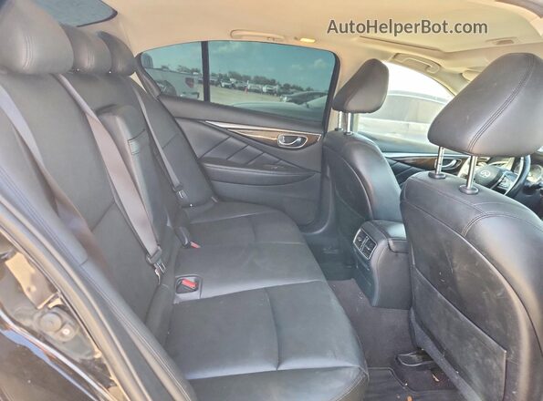 JN1EV7AP3JM351557 2018 INFINITI Q50 Black Rear seats view