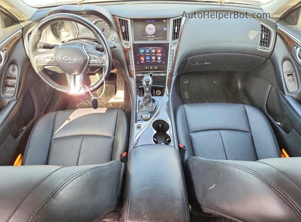 JN1EV7AP3JM351557 2018 INFINITI Q50 Black Dashboard view
