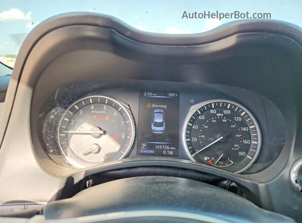 JN1EV7AP3JM351557 2018 INFINITI Q50 Black Instrument cluster view