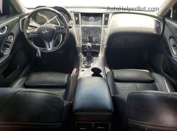 JN1EV7AP3JM359979 2018 INFINITI Q50 Black Vista del salpicadero