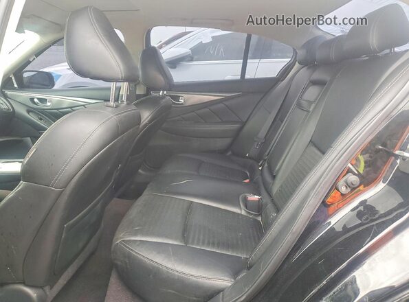 JN1EV7AP3JM359979 2018 INFINITI Q50 Black Vista de los asientos traseros