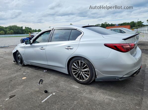 JN1EV7AP3JM360274 2018 INFINITI Q50 Серебряный Задняя левая четверть