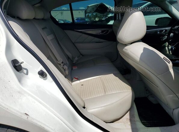 JN1EV7AP3JM360503 2018 INFINITI Q50 White Вид задніх сидінь