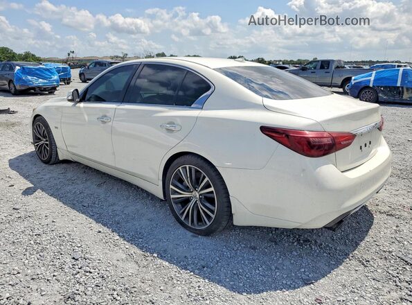 JN1EV7AP3JM360503 2018 INFINITI Q50 White Задня ліва чверть