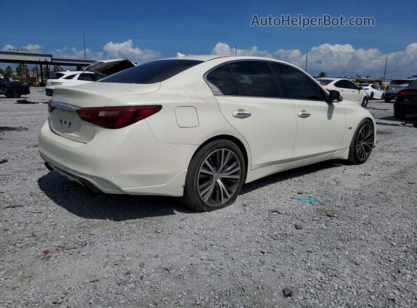 JN1EV7AP3JM360503 2018 INFINITI Q50 White Задня права чверть