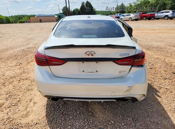 JN1EV7AP3JM365605 2018 INFINITI Q50 Белый Вид сзади