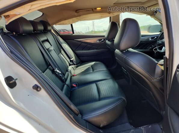 JN1EV7AP3JM365605 2018 INFINITI Q50 Белый Вид задних сидений