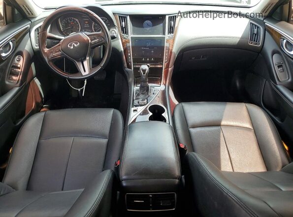 JN1EV7AP3JM591336 2018 INFINITI Q50 White წინა პანელის ხედი