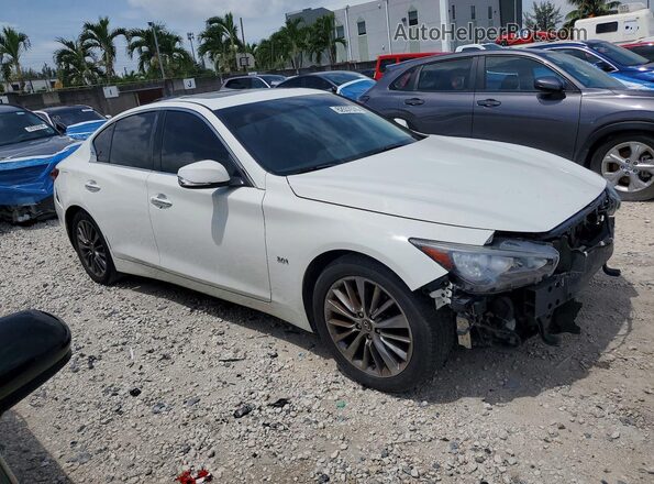 JN1EV7AP3JM591336 2018 INFINITI Q50 White წინა მარჯვენა