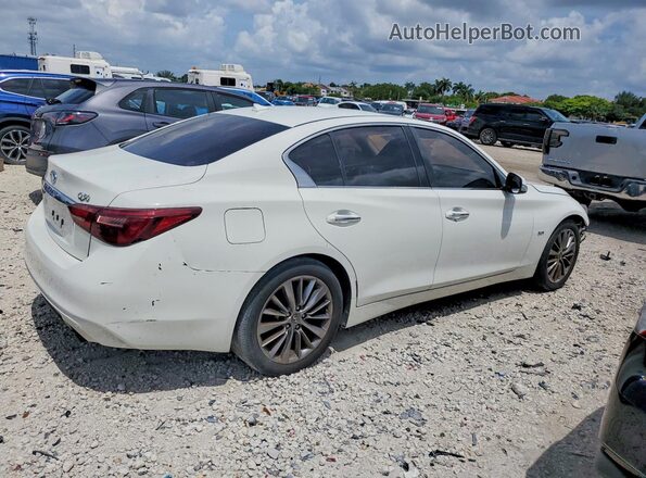 JN1EV7AP3JM591336 2018 INFINITI Q50 White უკანა მარჯვენა