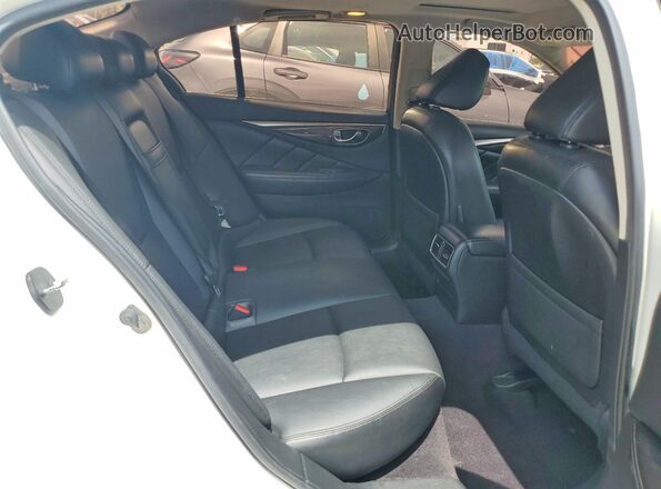 JN1EV7AP3JM591336 2018 INFINITI Q50 White უკანა სავარძლების ხედი