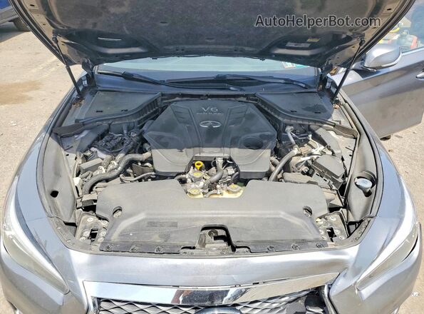 JN1EV7AP3KM513625 2019 INFINITI Q50 Gray Սալոնի հետևի տեսք