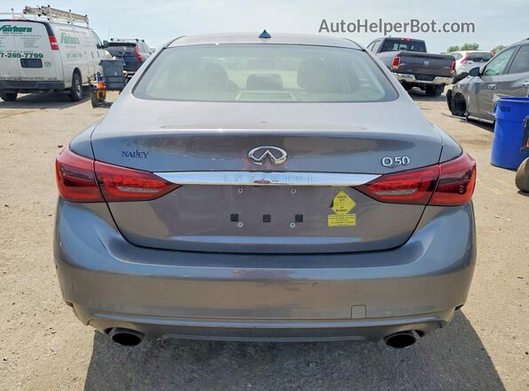 JN1EV7AP3KM513625 2019 INFINITI Q50 Gray Հետևի տեսք