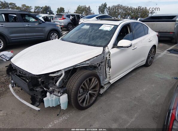 JN1EV7AP3LM204710 2020 INFINITI Q50 Белый Вид спереди