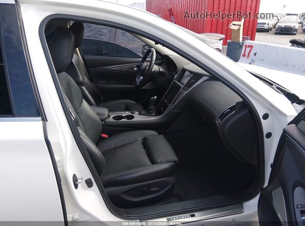 JN1EV7AP3LM204710 2020 INFINITI Q50 Белый Вид салона спереди