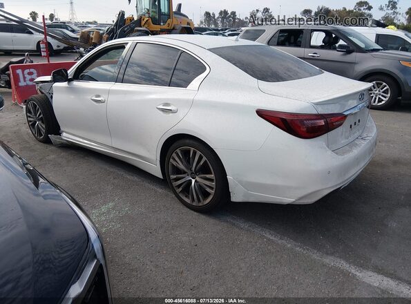 JN1EV7AP3LM204710 2020 INFINITI Q50 Белый Задняя левая четверть