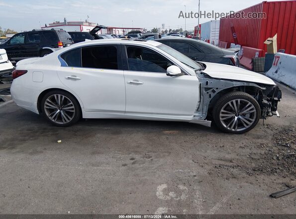 JN1EV7AP3LM204710 2020 INFINITI Q50 Белый Вид задней части салона
