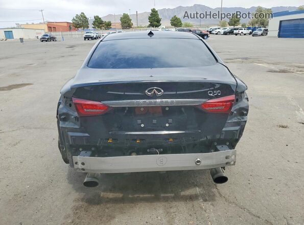 JN1EV7AP4JM350353 2018 INFINITI Q50 Черный Вид сзади