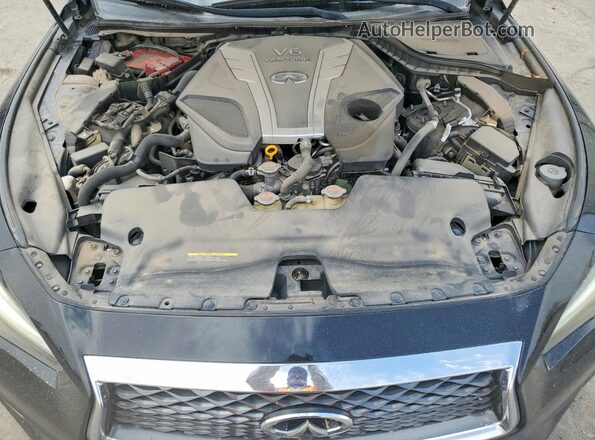 JN1EV7AP4JM350353 2018 INFINITI Q50 Черный Вид задней части салона