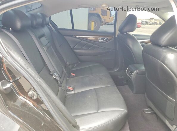 JN1EV7AP4JM350353 2018 INFINITI Q50 Черный Вид задних сидений