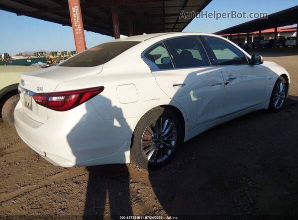 JN1EV7AP4JM351857 2018 INFINITI Q50 White Հետևի աջ