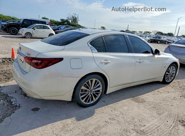 JN1EV7AP4JM361790 2018 INFINITI Q50 White უკანა მარჯვენა
