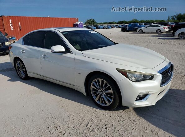 JN1EV7AP4JM361790 2018 INFINITI Q50 White წინა მარჯვენა
