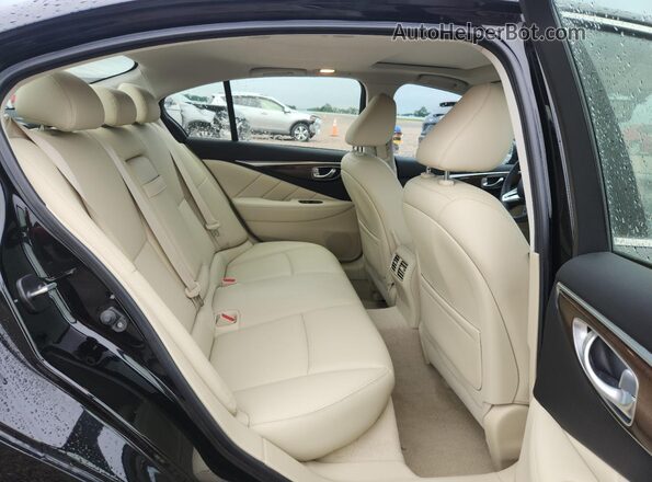 JN1EV7AP4KM510152 2019 INFINITI Q50 Black Հետևի նստատեղերի տեսք
