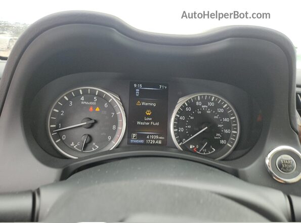 JN1EV7AP4KM510152 2019 INFINITI Q50 Black Սարքավորումների վահանակի տեսք