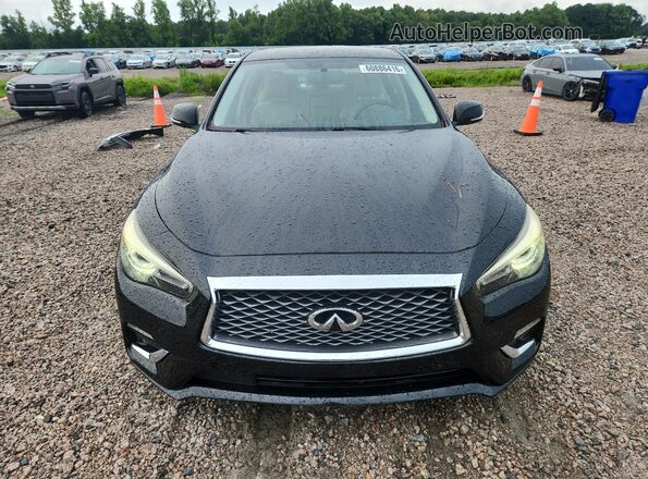 JN1EV7AP4KM510152 2019 INFINITI Q50 Black Դիմացի տեսք