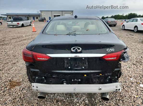 JN1EV7AP4KM510152 2019 INFINITI Q50 Black Հետևի տեսք