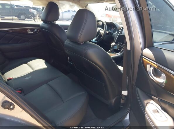 JN1EV7AP4KM511611 2019 INFINITI Q50 Silver VIN კოდის სტიკერის ხედი