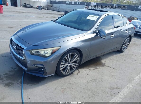 JN1EV7AP4KM512046 2019 INFINITI Q50 Black Vista tres cuartos delantera izquierda