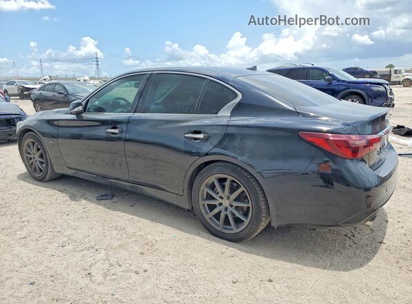 JN1EV7AP4KM513763 2019 INFINITI Q50 Black Հետևի ձախ