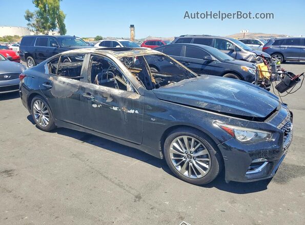 JN1EV7AP4KM516145 2019 INFINITI Q50 Black Przód prawy
