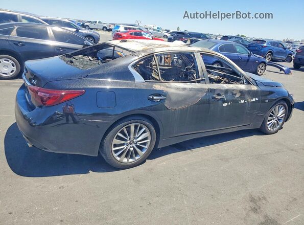 JN1EV7AP4KM516145 2019 INFINITI Q50 Black Tył prawy