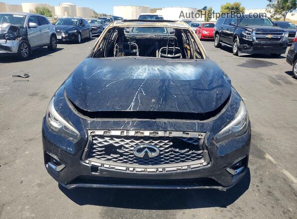 JN1EV7AP4KM516145 2019 INFINITI Q50 Black Widok z przodu