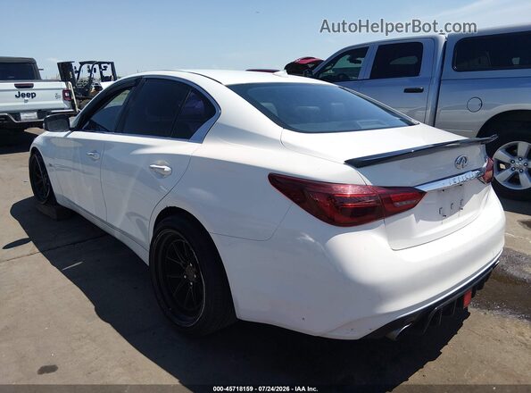 JN1EV7AP4KM517764 2019 INFINITI Q50 Белый Задняя левая четверть