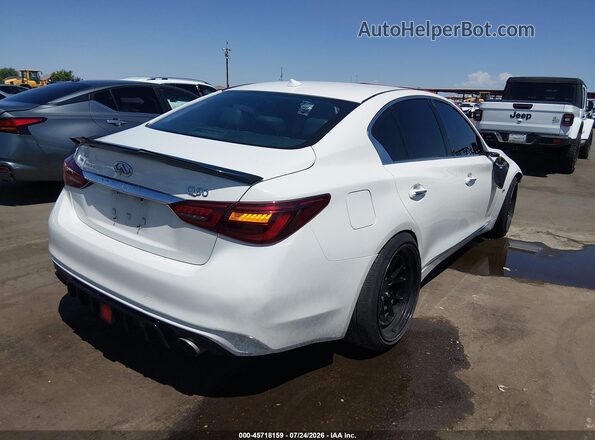 JN1EV7AP4KM517764 2019 INFINITI Q50 Белый Задняя правая четверть