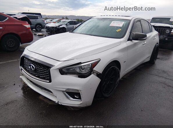 JN1EV7AP4KM517764 2019 INFINITI Q50 Белый Вид спереди