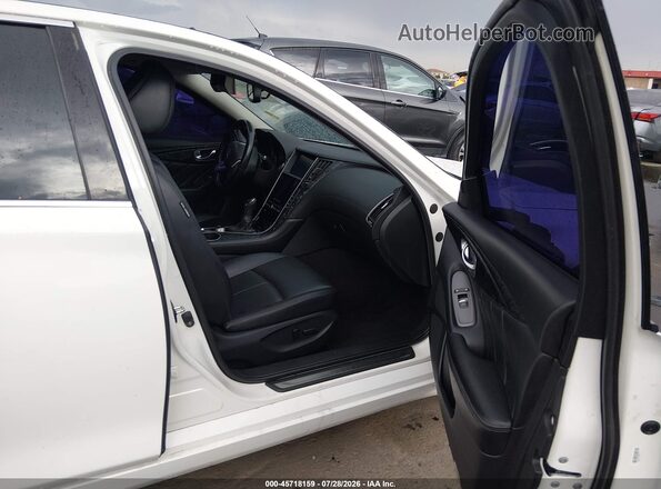 JN1EV7AP4KM517764 2019 INFINITI Q50 Белый Вид салона спереди