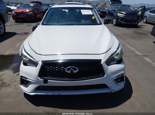 JN1EV7AP4KM517764 2019 INFINITI Q50 Белый Вид щитка приборов