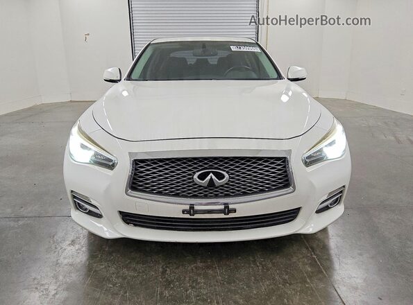 JN1EV7AP5GM306516 2016 INFINITI Q50 Белый Вид спереди