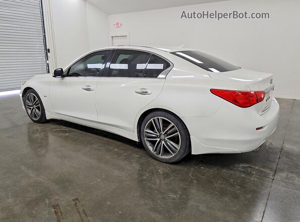 JN1EV7AP5GM306516 2016 INFINITI Q50 Белый Задняя левая четверть