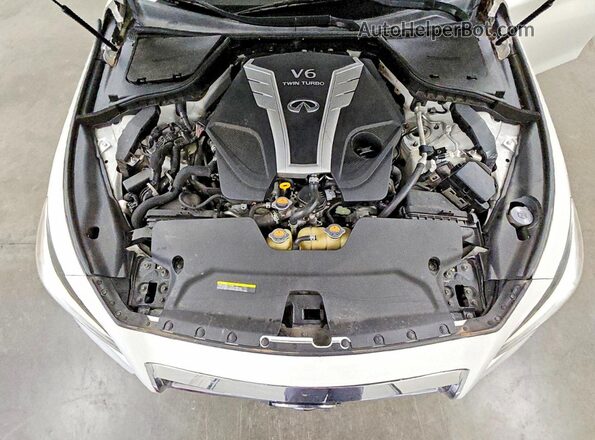 JN1EV7AP5GM306516 2016 INFINITI Q50 Белый Вид задней части салона