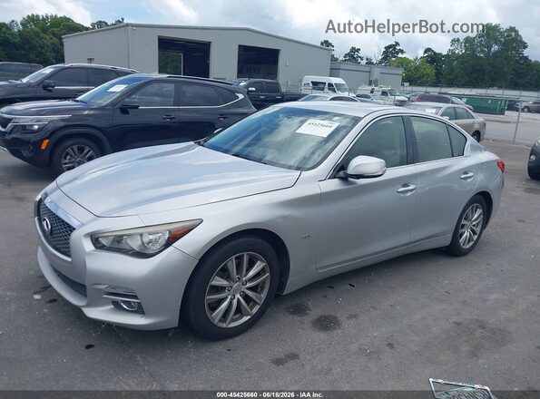 JN1EV7AP5HM731770 2017 INFINITI Q50 Серебряный Передняя левая четверть
