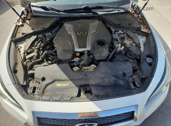 JN1EV7AP5HM736998 2017 INFINITI Q50 White Widok wnętrza z tyłu